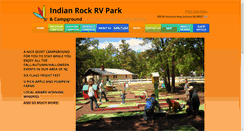 Desktop Screenshot of indianrockrvpark.com