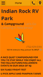 Mobile Screenshot of indianrockrvpark.com
